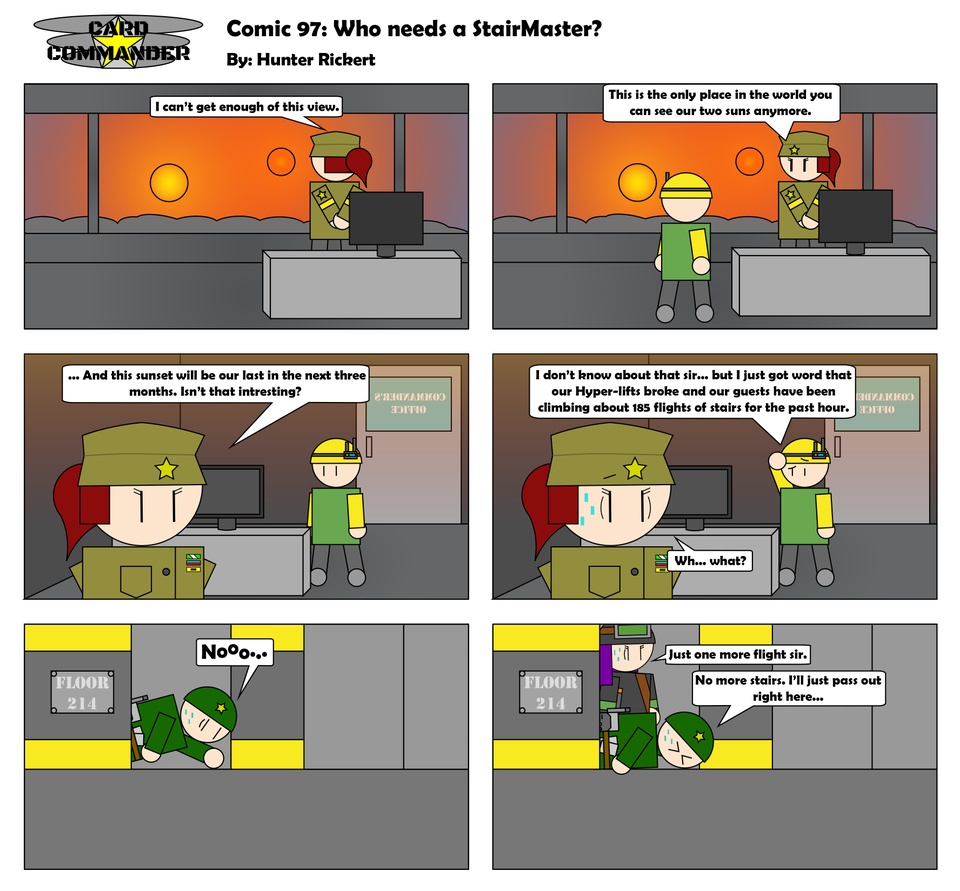 Comic 97 : Who needs a StairMaster?