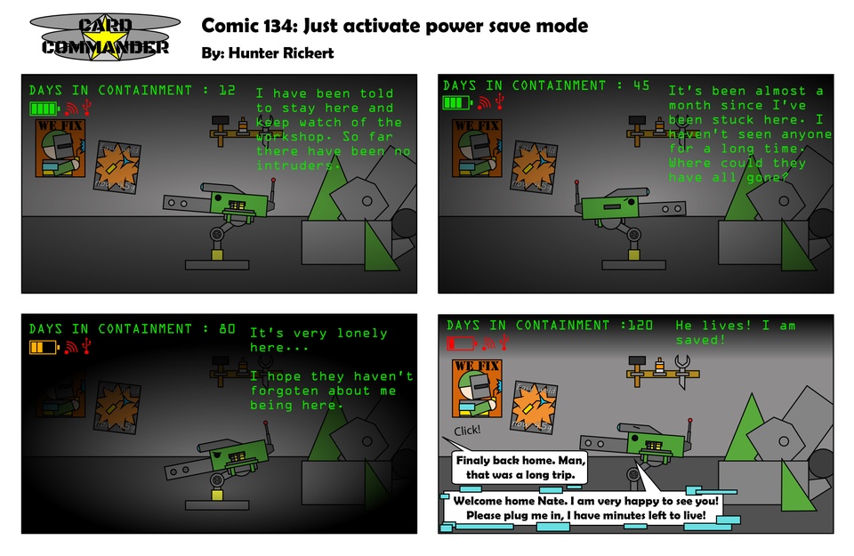 Comic 134 : Just activate power save mode