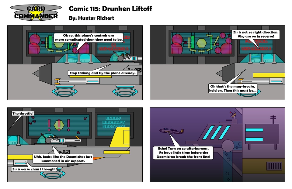 Comic 115 : Drunken Liftoff