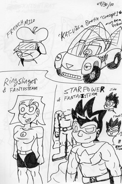 (Filler) "Ring Slinger and StarPower of FT" sketches