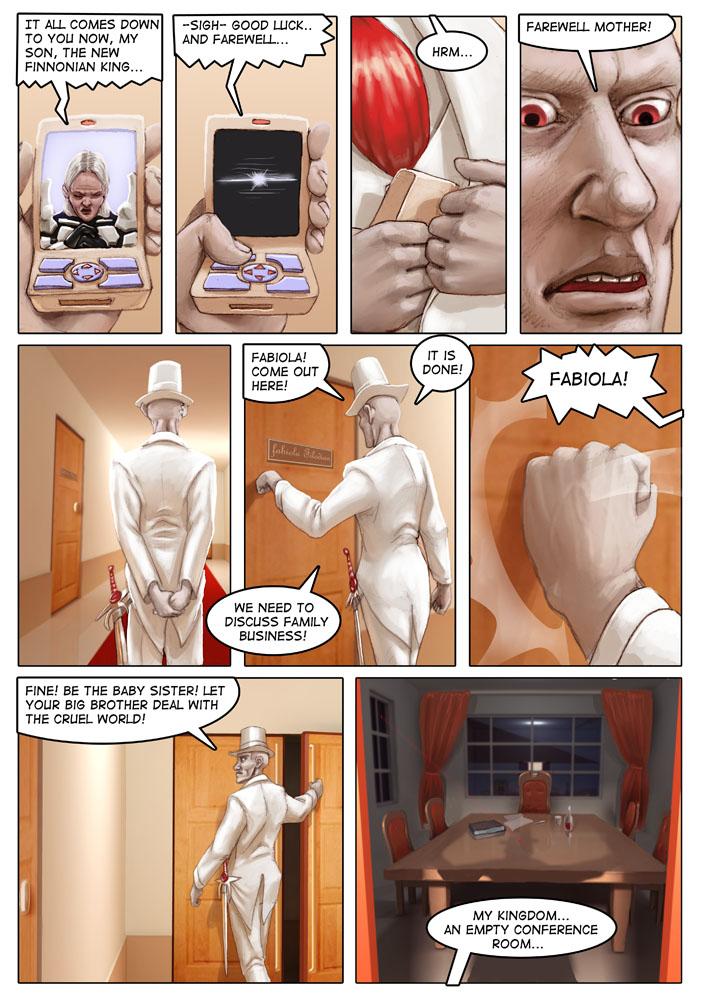 Intermezzo: Unfinished Finnie comic page 11