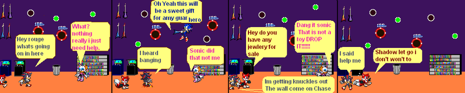 Sonic picks a gift 1