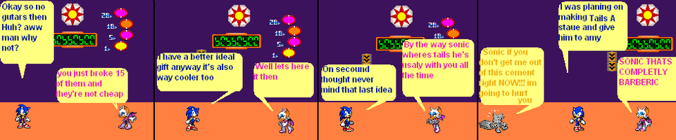 Sonic picks a gift 2