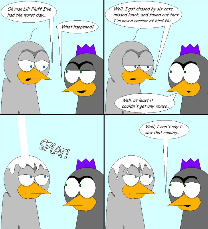 Guest Comic #3 - Bird Poop (8-08-06)