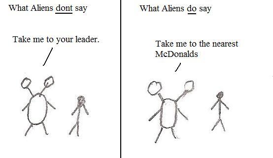 #52: What an alien will say