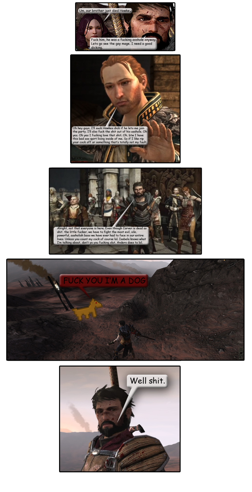 #7 Then there was a shitty Dragon Age comic