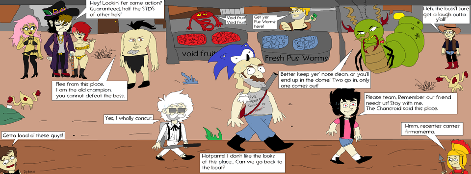 Walkin' through the settlement