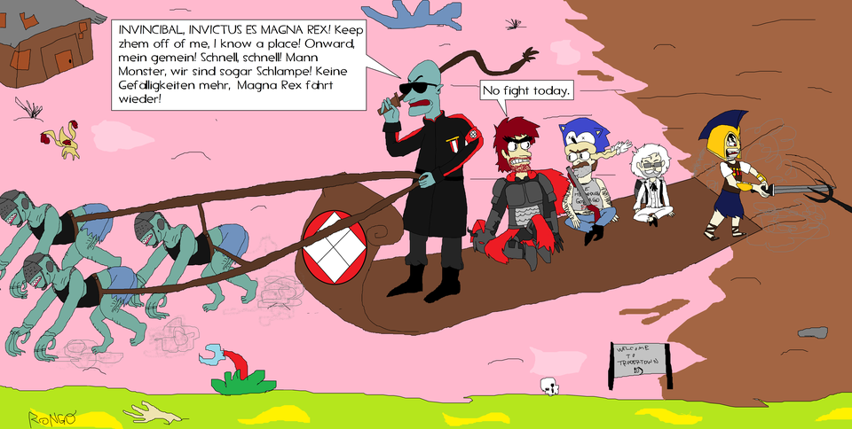 The Getaway! Magna Rex Rides Again!