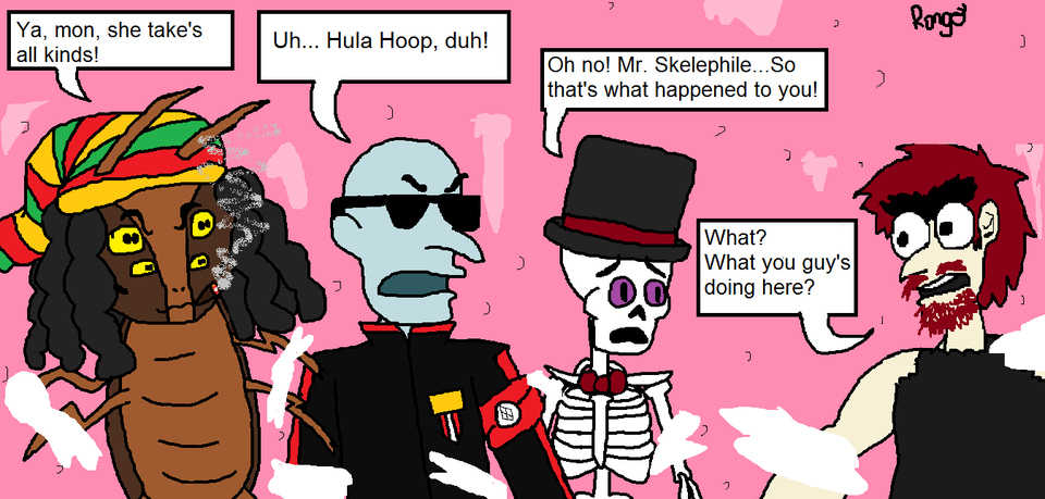 Group Photo in Hula Hoop