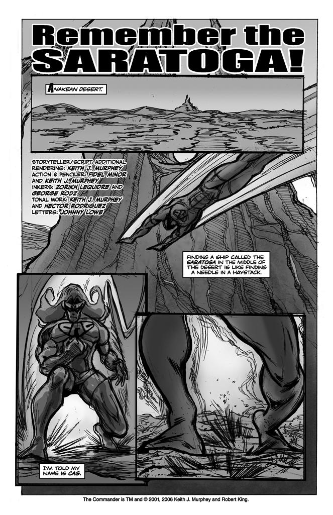 The Commander: Remember The Saratoga - PAGE 1