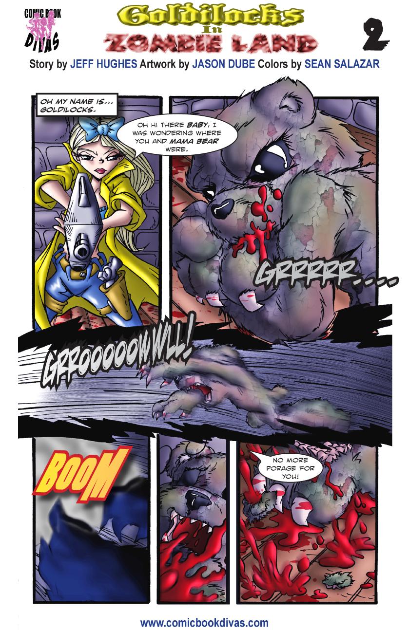 Goldilocks In Zombie Land #1 Page Two VOL. 1