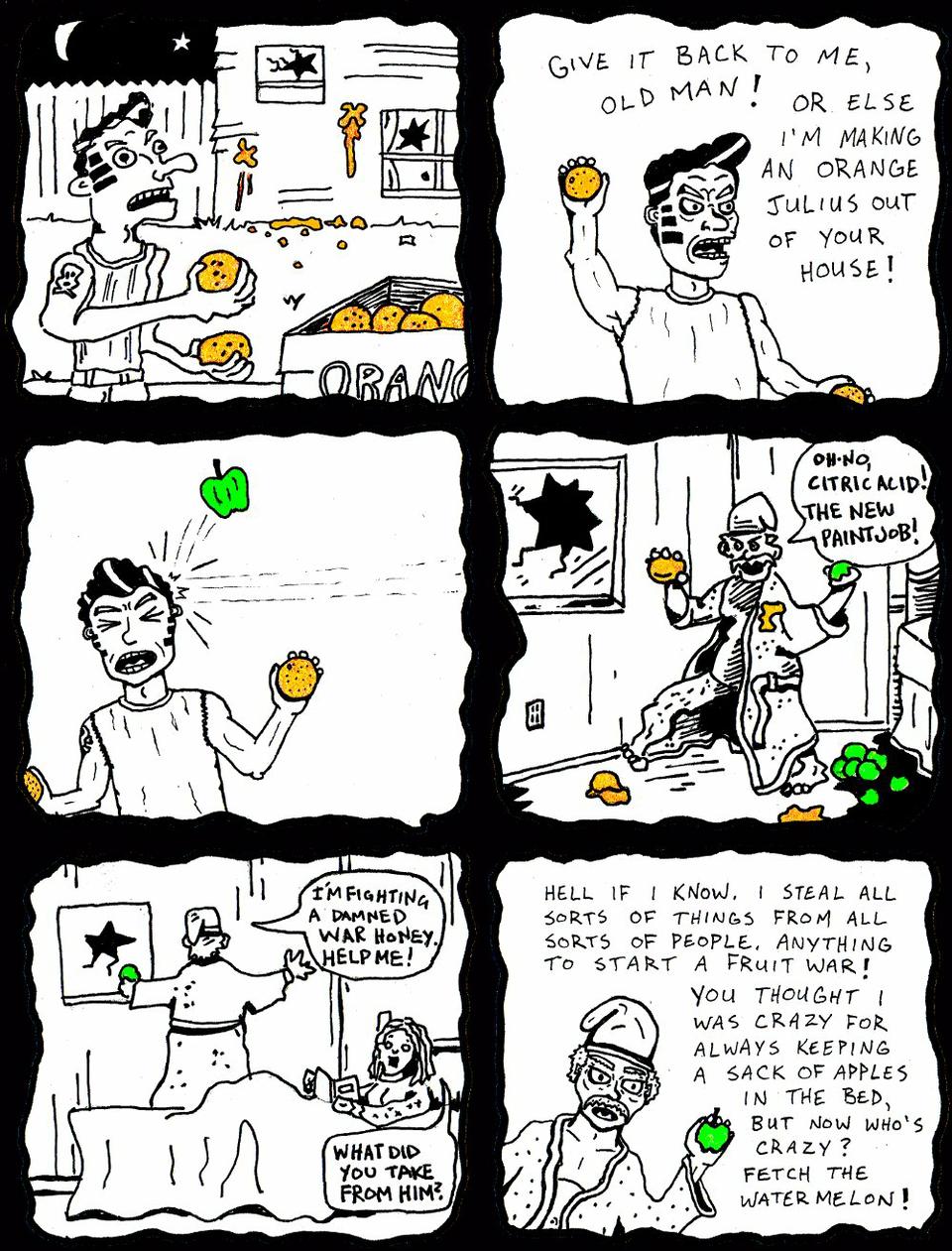 APPLES AND ORANGES (by Marx Marvelous and Nate Crone)