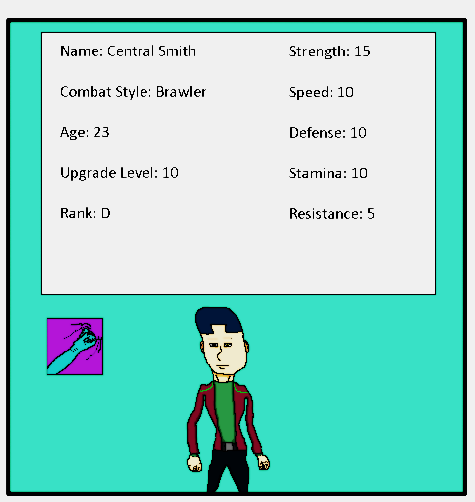 Stat Block 1: Central