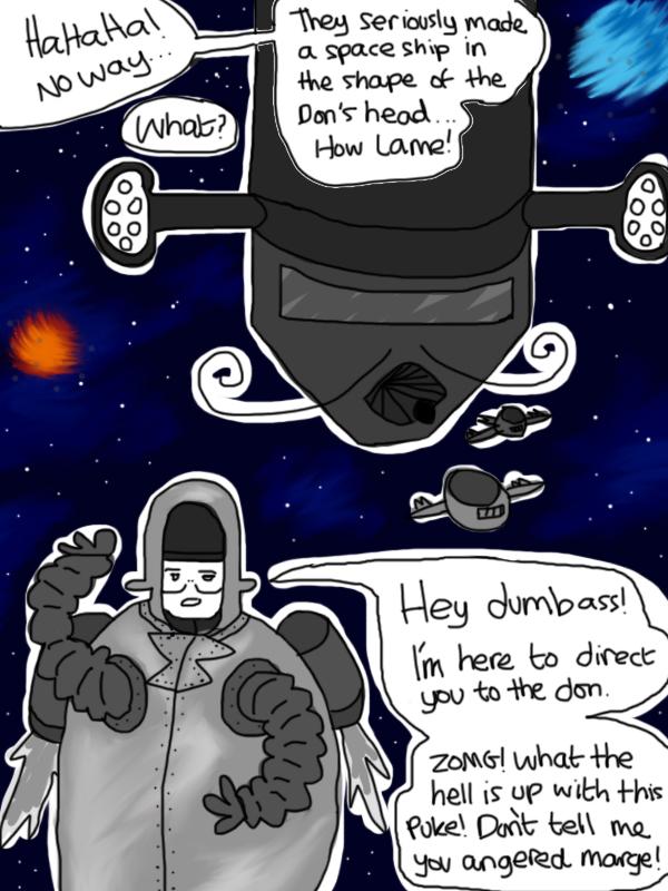 ZOMG! Lyke, Frikin', Don space ship!
