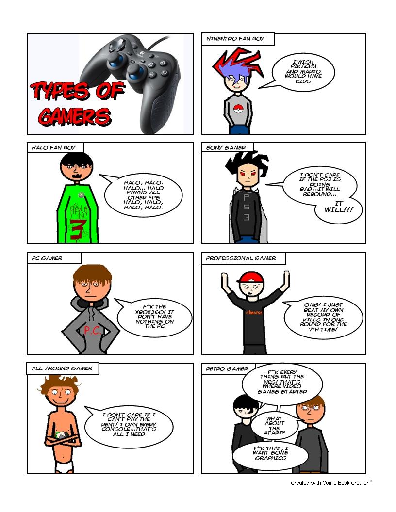 Types of gamers