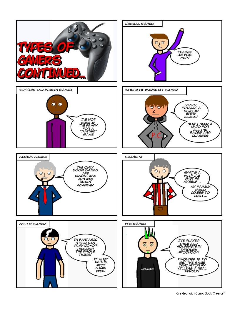 Types of Gamers 2