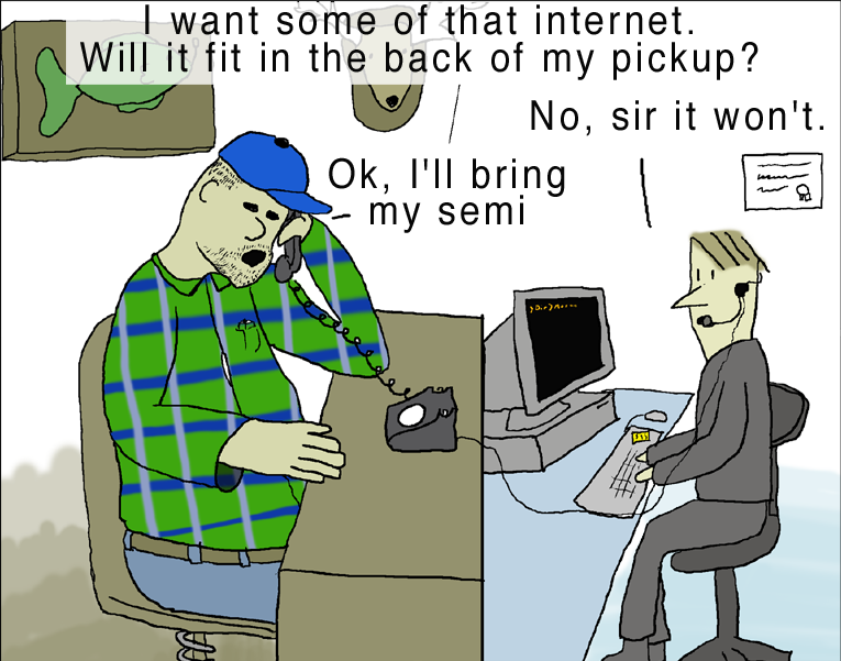 Get that internet thing