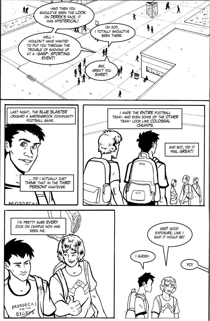 Blue blaster #5 page 1