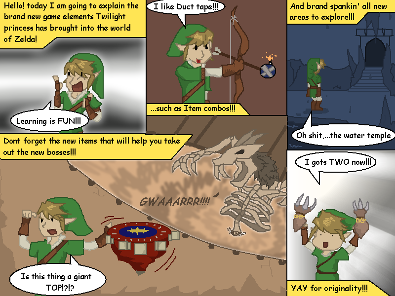 Ocarin- I mean twilight princess comic!