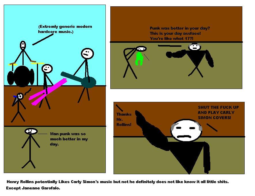 Please don't punh me, Henry Rollins.