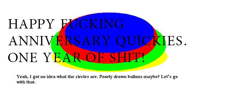 HAPPY FIRST ANNIVERSARY!