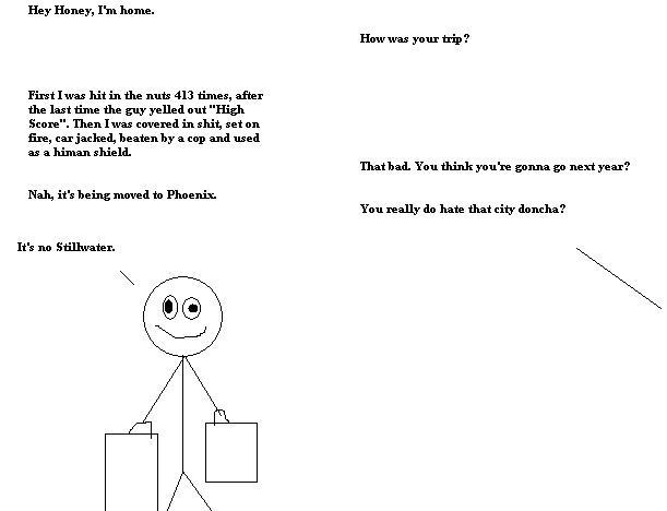 Yes, He's crosseyed. I don't discriminate in my characters