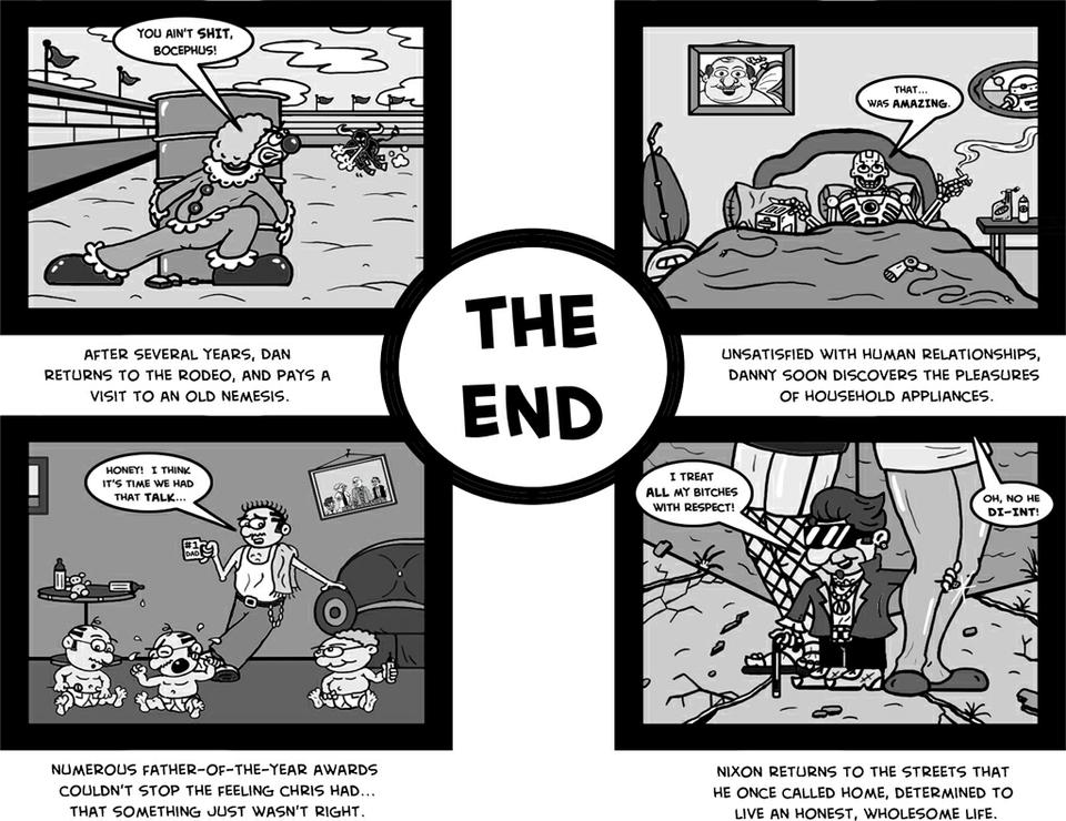 The End page