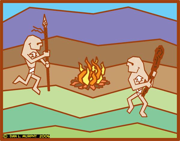 Cavemen (Photoshop)