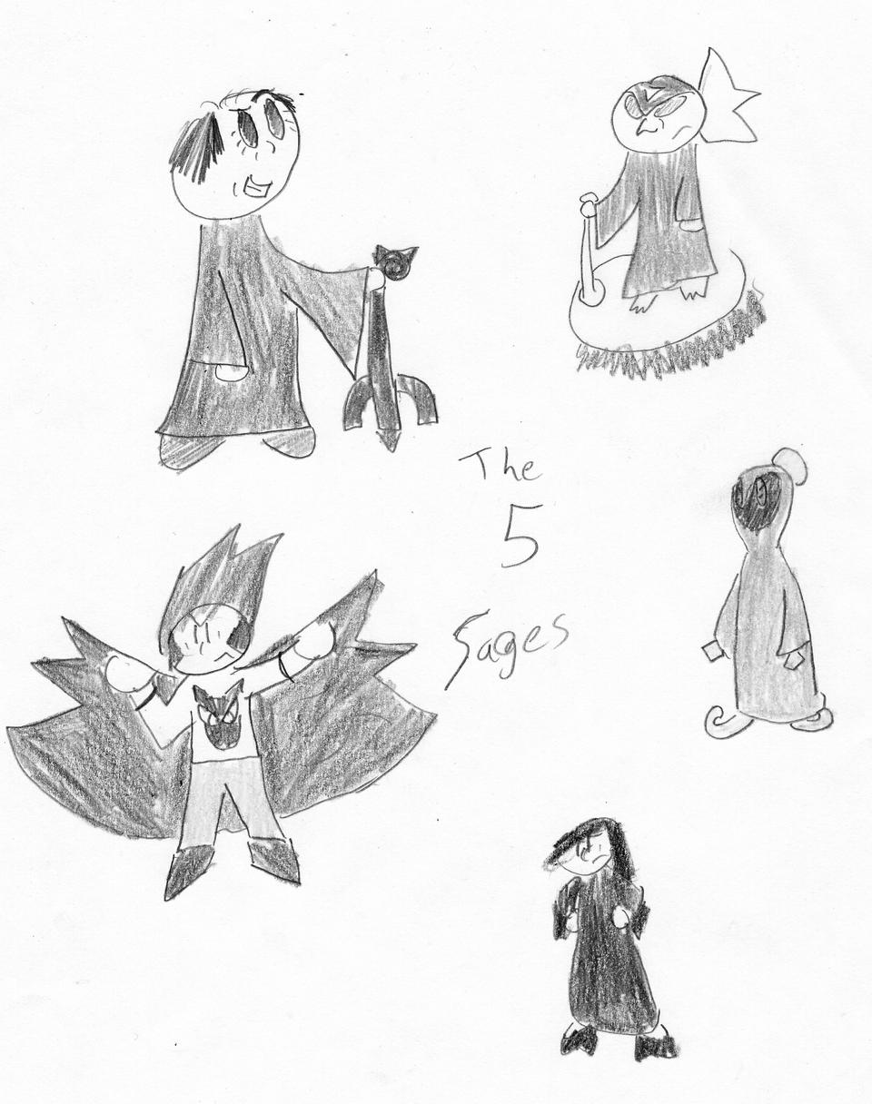 5 sages w/color