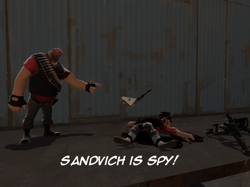 Sandvich is spy!