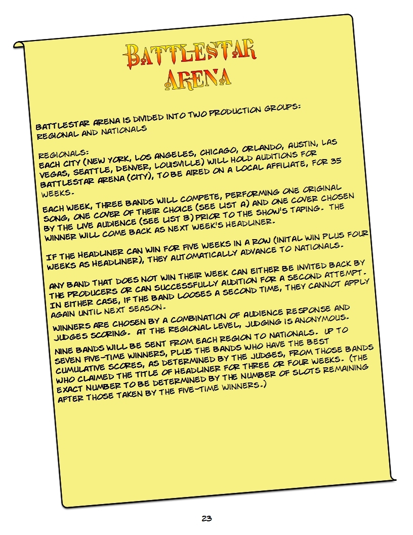BattleStar Arena - Regional Rules