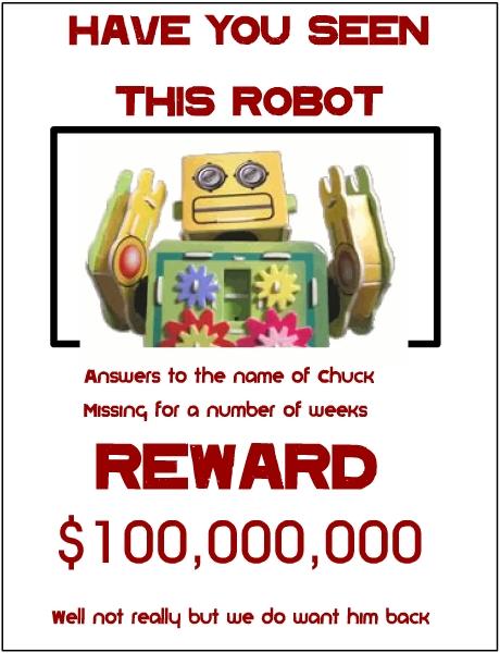 Have You Seen This Robot?