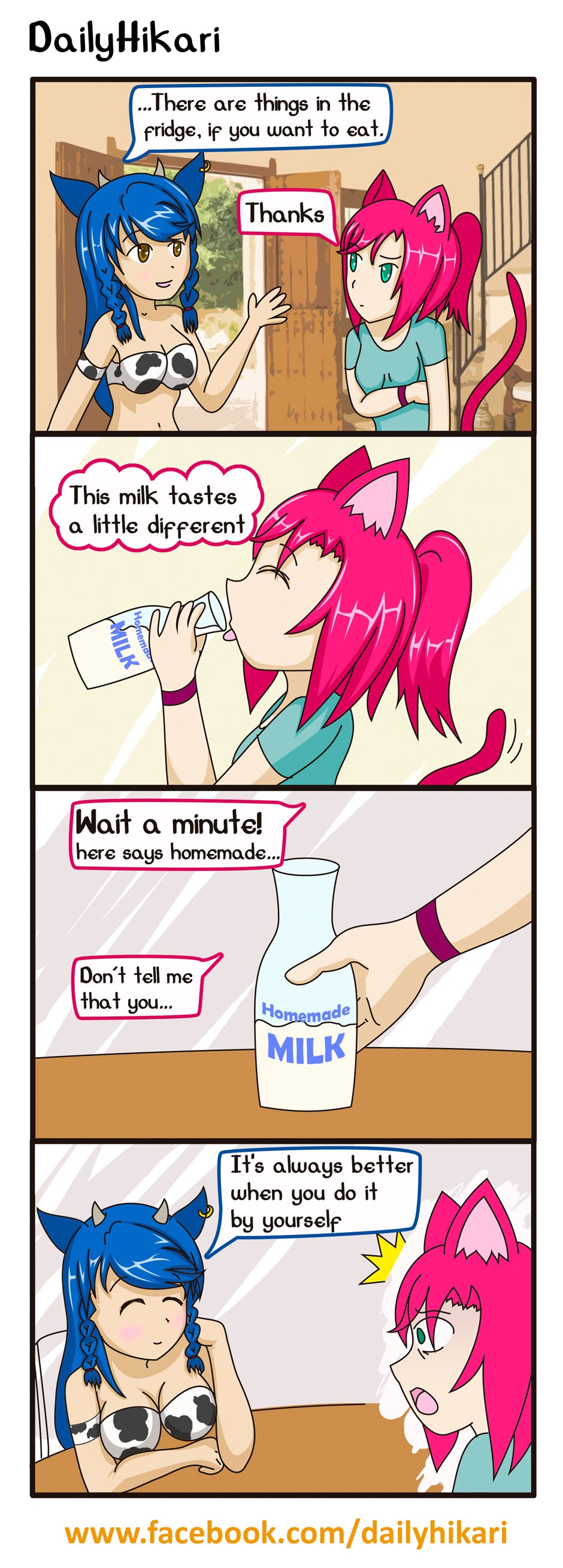 The milk
