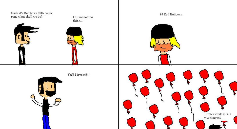 Page number 99 is going off with a pop