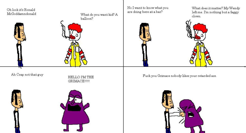 He's just more depressing than on of those homeless clowns