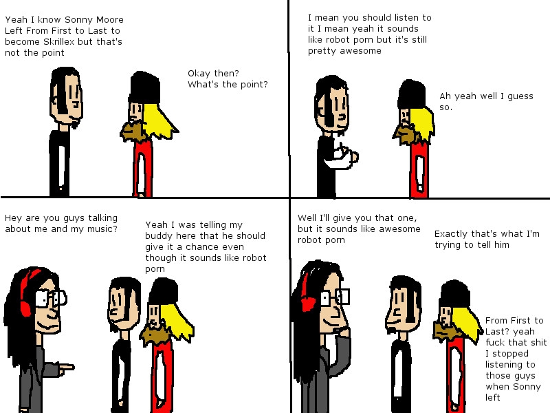Trying to convince Nasty that Dubstep kicks ass With Special Guest SKRILLEX