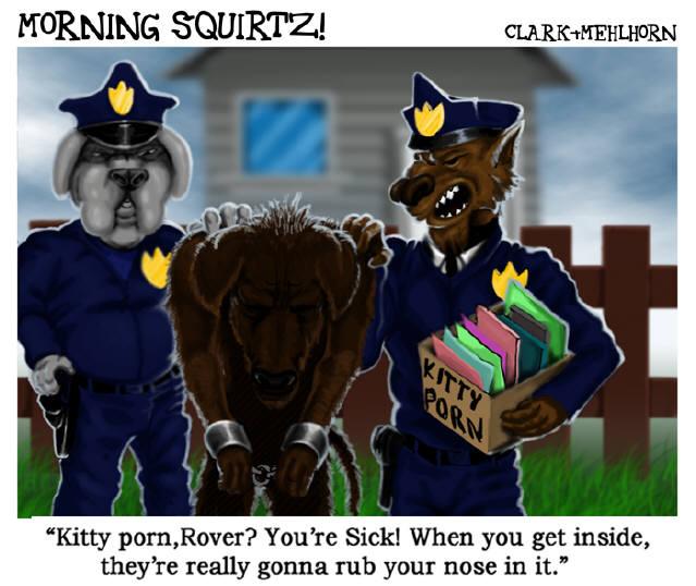 Kitty porn dog humor bad boys morning squirtz first comic
