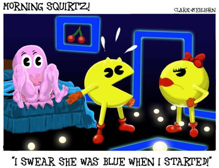 We got Pacman fever for hot pinky sex video game porn