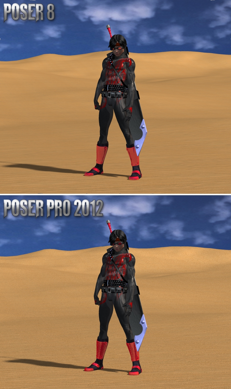 Poser 8 vs Poser 2012