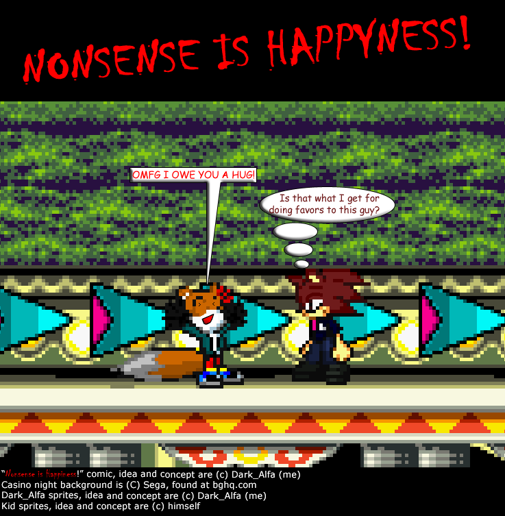 Nonsense is happiness, number #6