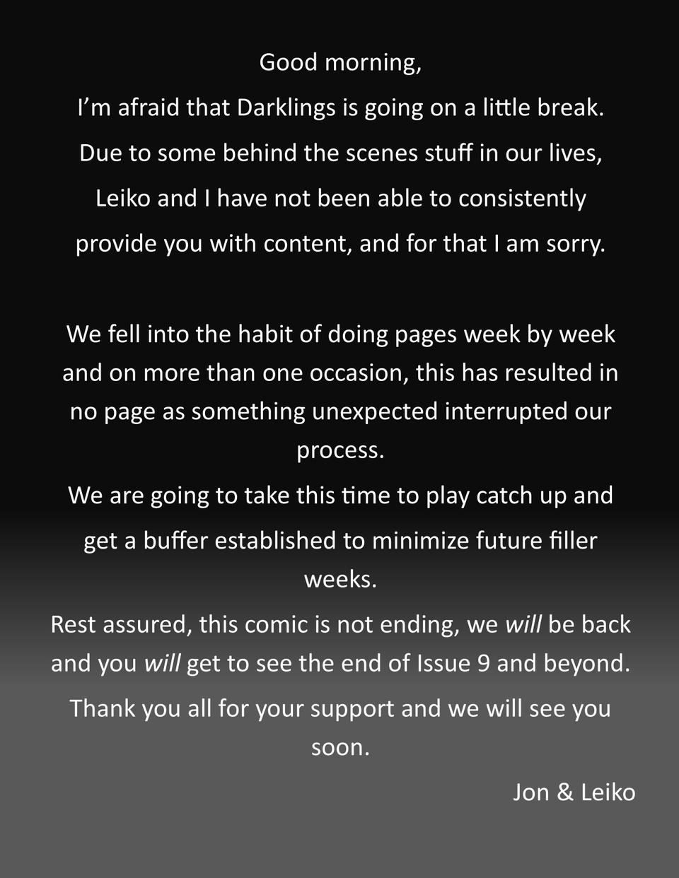 Announcement