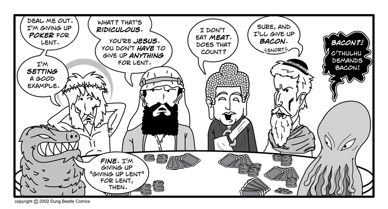 Deal Me Out (Wherein Jesus Gives Up Poker for Lent)