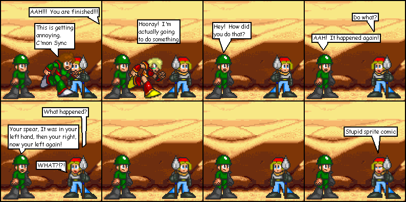 49. Desert Trek - Stupid Sprite Comic