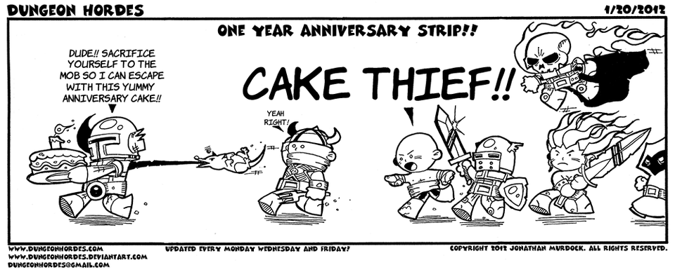 Dungeon Hordes one year Anniversary