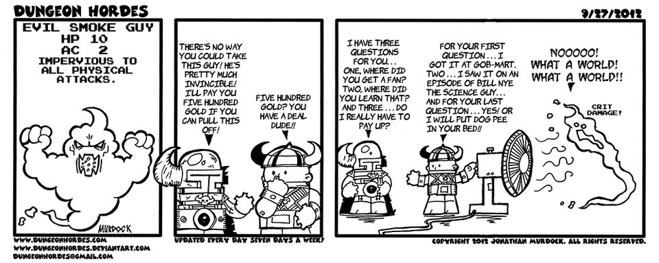 Tomes VS. Evil Smoke Guy