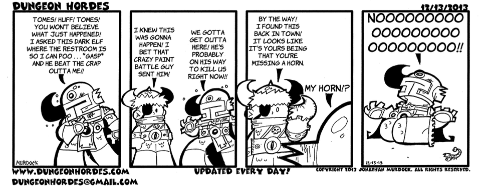 The missing horn