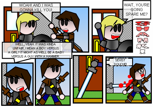 Comic # 9- SEXUAL HARRASMENT!