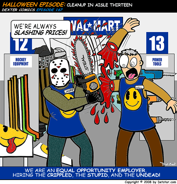 Dexter Comics Halloween: Cleanup in Aisle 13 (Episode 167)