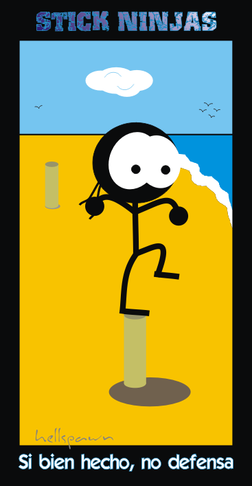 Stick Ninjas: Si bien hecho, no defensa