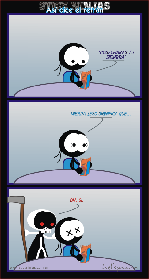 Stick Ninjas: AsÃƒÂ­ dice el refrÃƒÂ¡n